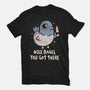 Nice Bagel You Got There-Womens-Fitted-Tee-koalastudio