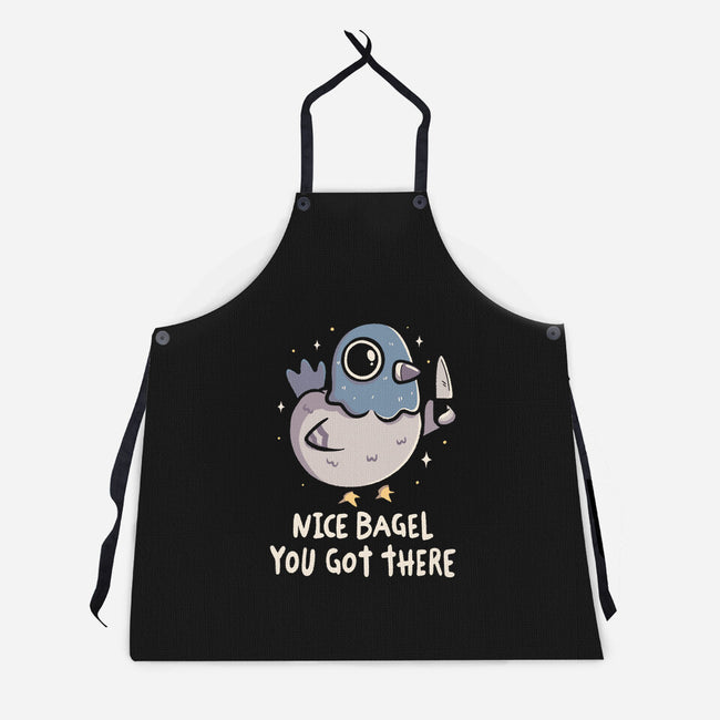 Nice Bagel You Got There-Unisex-Kitchen-Apron-koalastudio