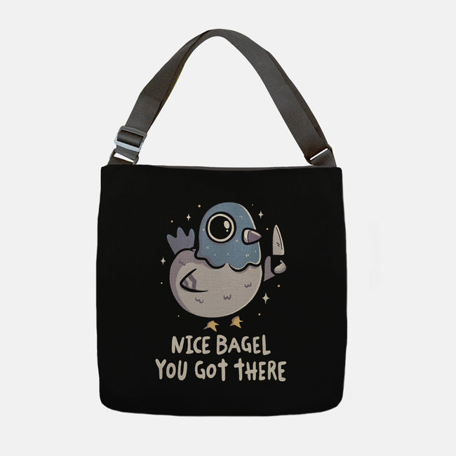 Nice Bagel You Got There-None-Adjustable Tote-Bag-koalastudio