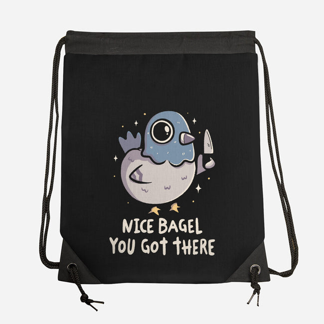 Nice Bagel You Got There-None-Drawstring-Bag-koalastudio