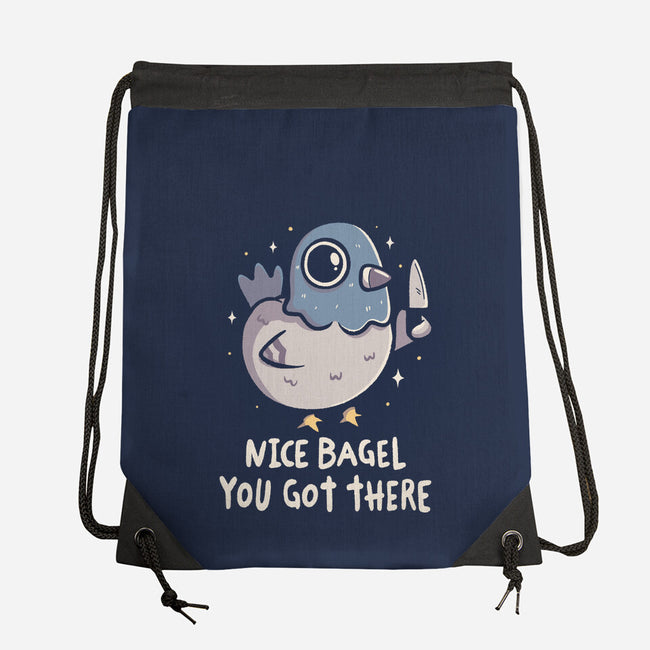 Nice Bagel You Got There-None-Drawstring-Bag-koalastudio