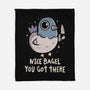 Nice Bagel You Got There-None-Fleece-Blanket-koalastudio