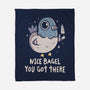 Nice Bagel You Got There-None-Fleece-Blanket-koalastudio