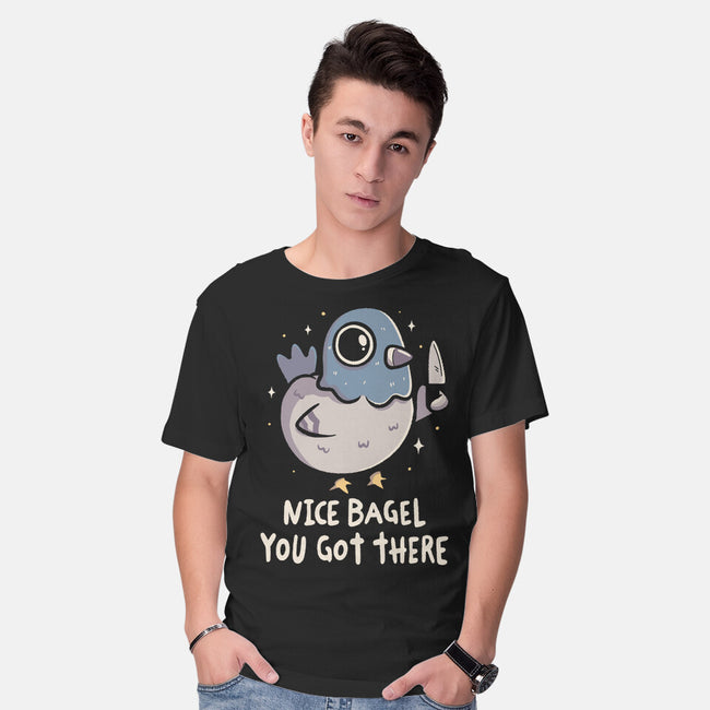 Nice Bagel You Got There-Mens-Basic-Tee-koalastudio