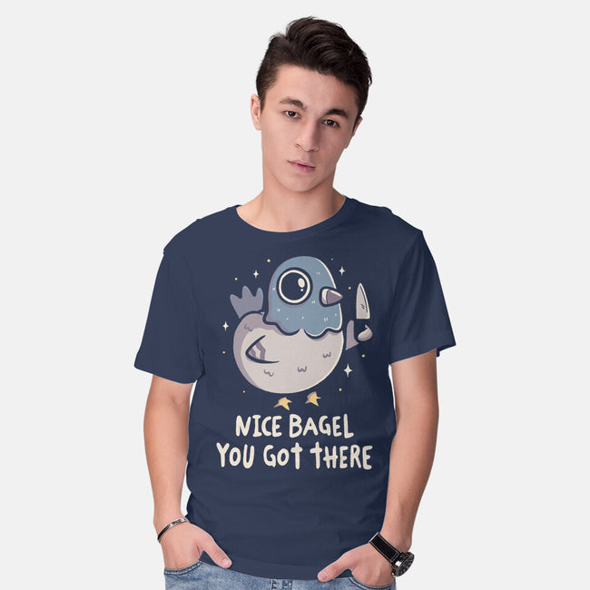 Nice Bagel You Got There-Mens-Basic-Tee-koalastudio