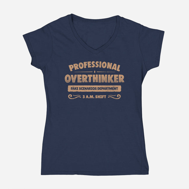 Fake Scenarios Department-Womens-V-Neck-Tee-koalastudio