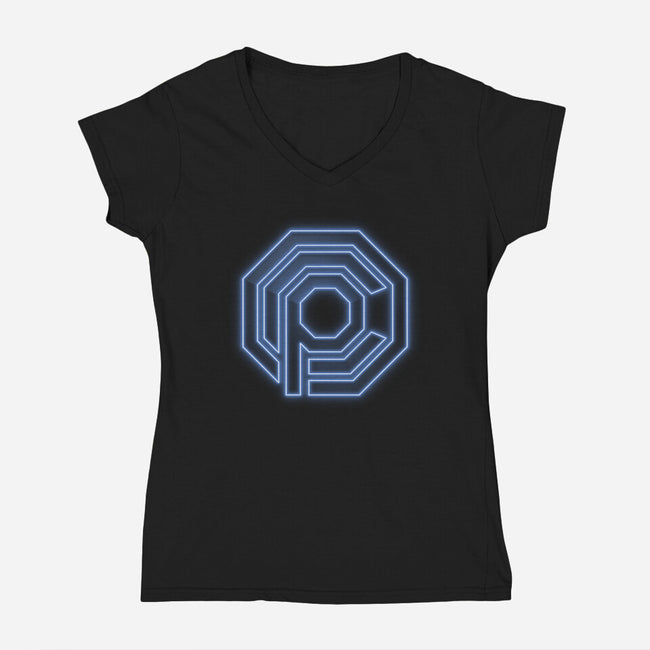 OCP Neon-Womens-V-Neck-Tee-Getsousa!