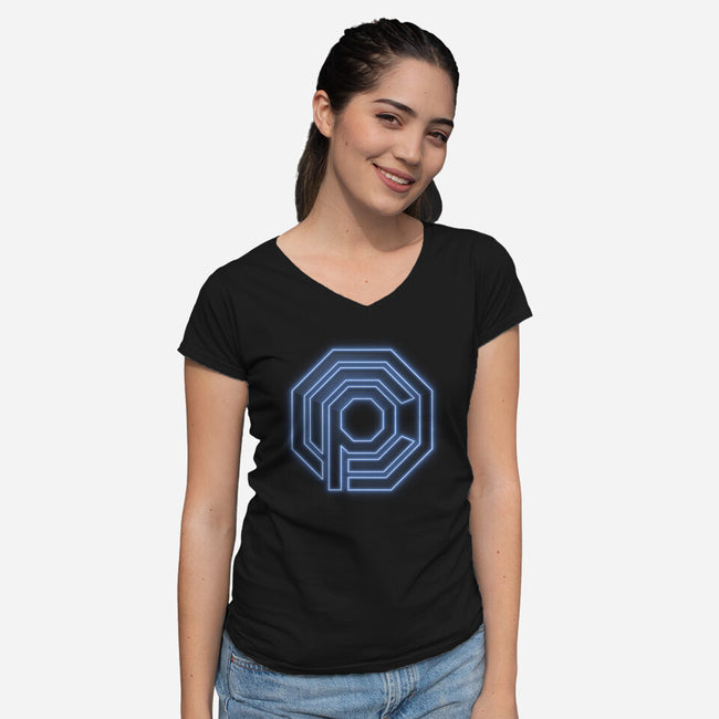OCP Neon-Womens-V-Neck-Tee-Getsousa!