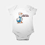 Today I Will Be A Serious Goose-Baby-Basic-Onesie-TechraNova
