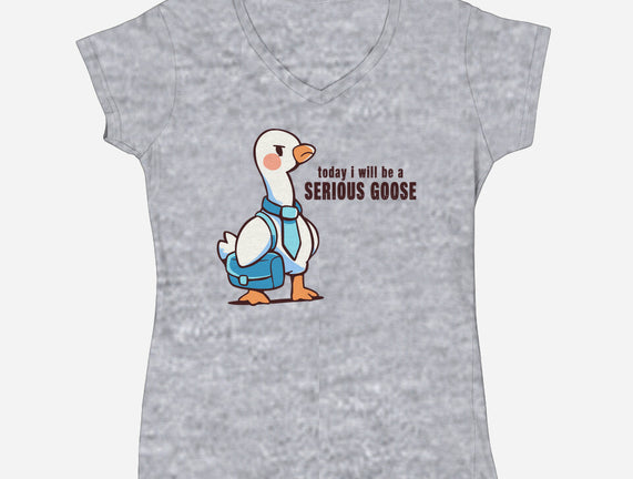 Today I Will Be A Serious Goose