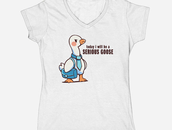 Today I Will Be A Serious Goose