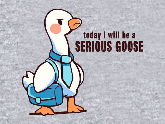 Today I Will Be A Serious Goose