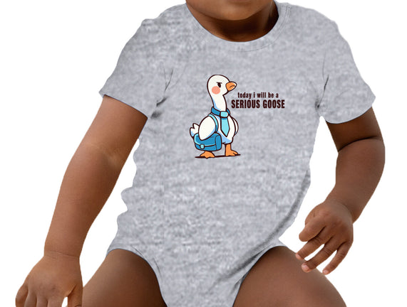 Today I Will Be A Serious Goose