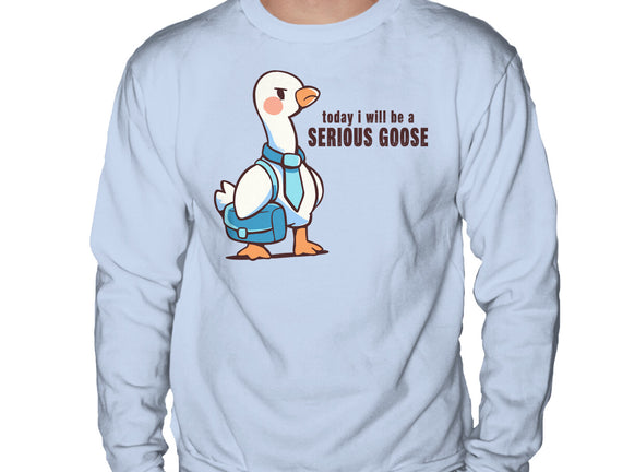 Today I Will Be A Serious Goose
