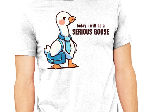 Today I Will Be A Serious Goose
