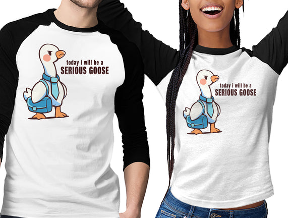 Today I Will Be A Serious Goose