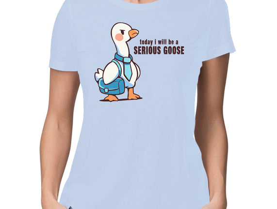 Today I Will Be A Serious Goose