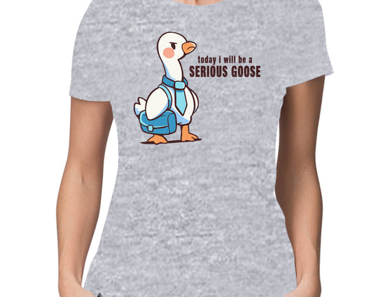 Today I Will Be A Serious Goose