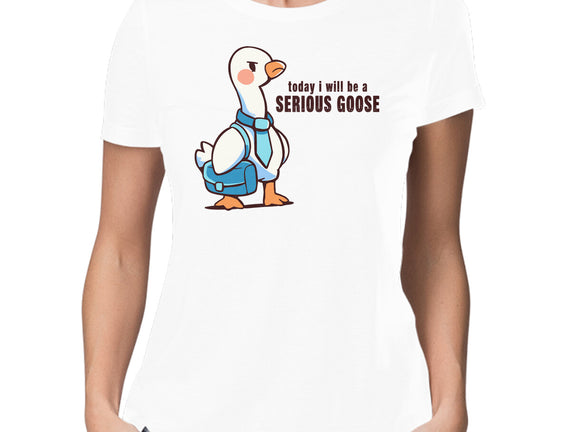 Today I Will Be A Serious Goose