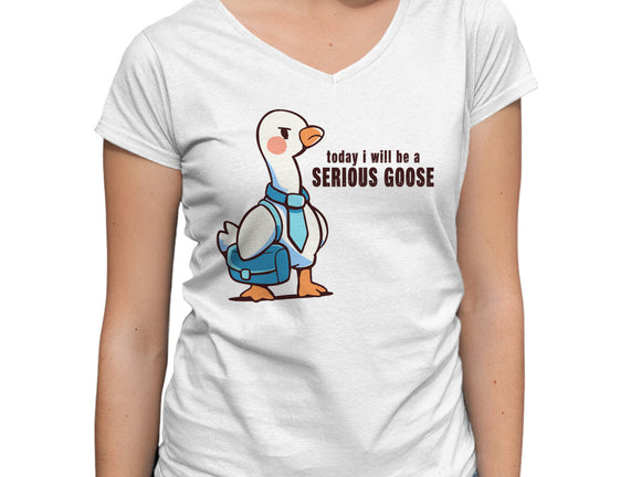 Today I Will Be A Serious Goose