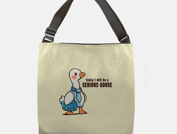 Today I Will Be A Serious Goose