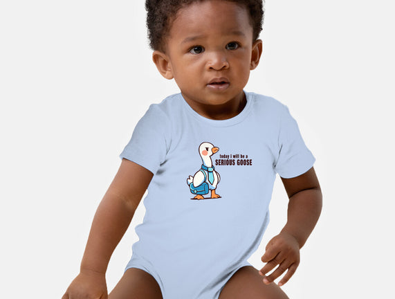 Today I Will Be A Serious Goose