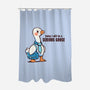 Today I Will Be A Serious Goose-None-Polyester-Shower Curtain-TechraNova