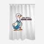 Today I Will Be A Serious Goose-None-Polyester-Shower Curtain-TechraNova
