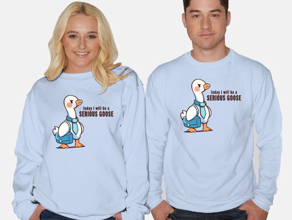 Today I Will Be A Serious Goose
