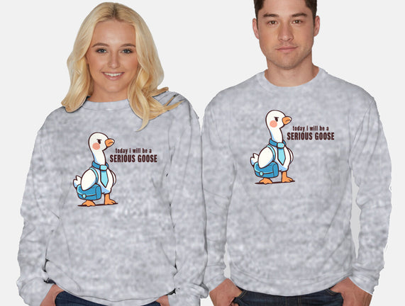 Today I Will Be A Serious Goose