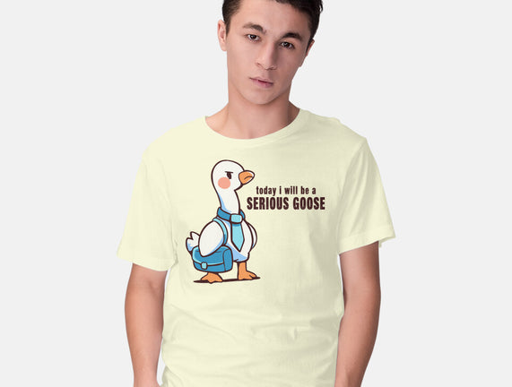 Today I Will Be A Serious Goose
