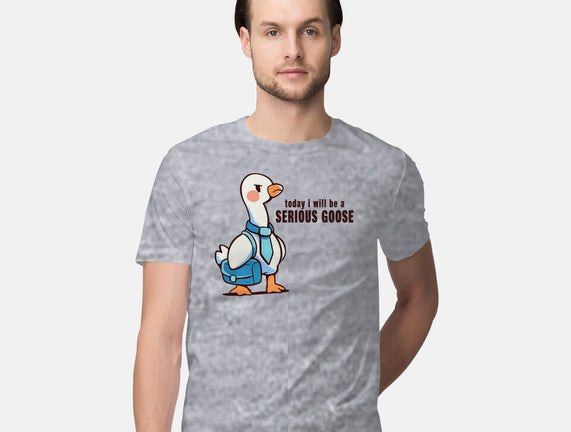 Today I Will Be A Serious Goose