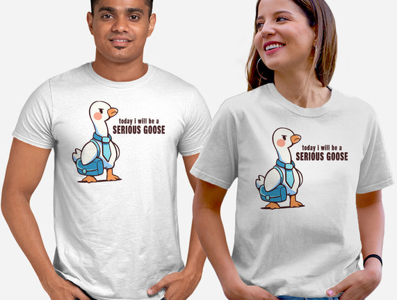 Today I Will Be A Serious Goose