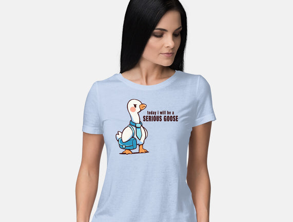 Today I Will Be A Serious Goose
