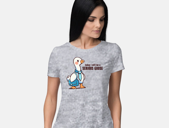 Today I Will Be A Serious Goose