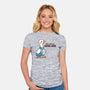 Today I Will Be A Serious Goose-Womens-Fitted-Tee-TechraNova