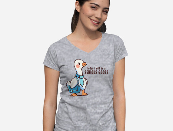 Today I Will Be A Serious Goose