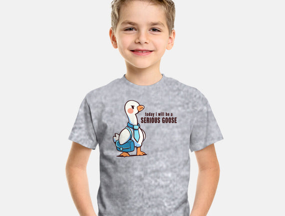 Today I Will Be A Serious Goose