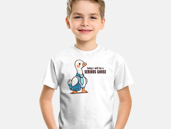 Today I Will Be A Serious Goose