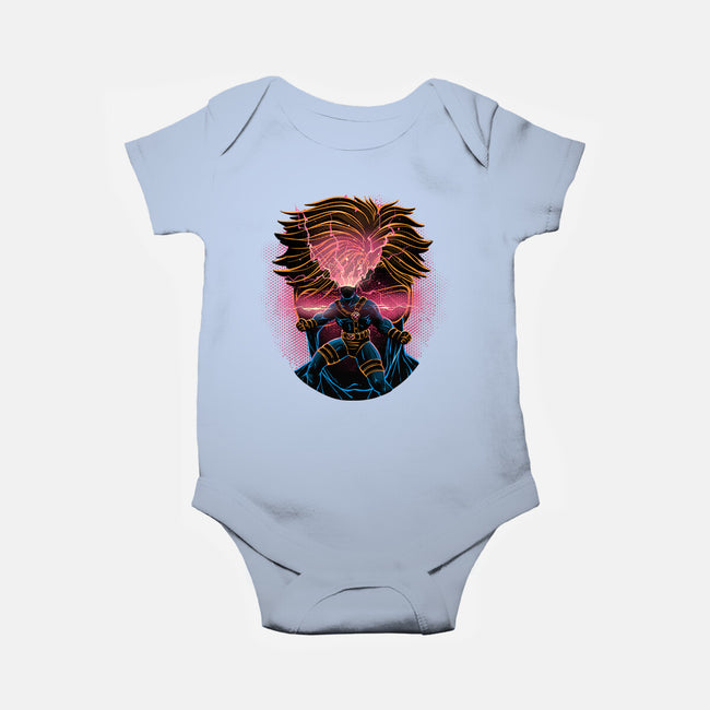 Rage Of The Optic Blast-Baby-Basic-Onesie-glitchygorilla