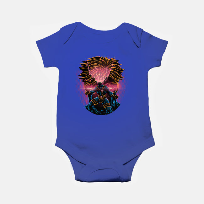 Rage Of The Optic Blast-Baby-Basic-Onesie-glitchygorilla
