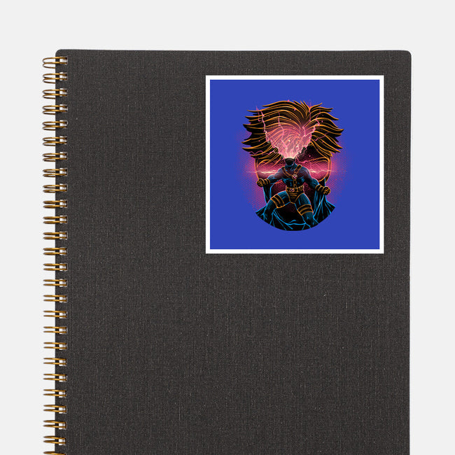 Rage Of The Optic Blast-None-Glossy-Sticker-glitchygorilla