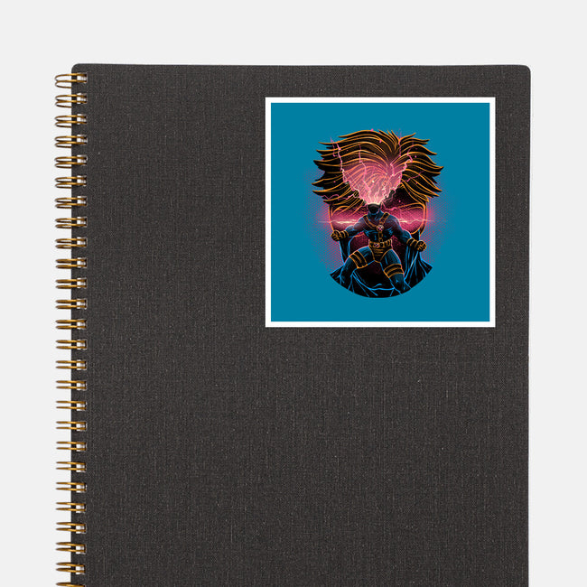 Rage Of The Optic Blast-None-Glossy-Sticker-glitchygorilla