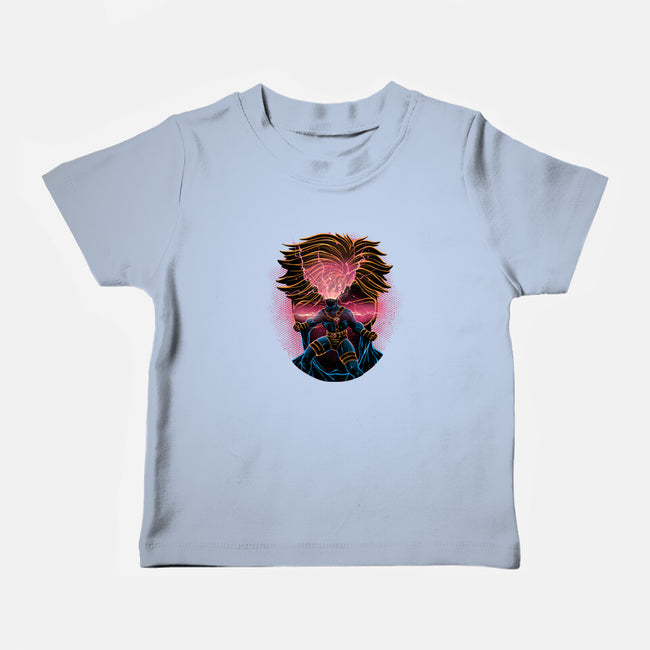Rage Of The Optic Blast-Baby-Basic-Tee-glitchygorilla