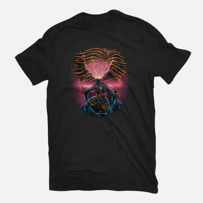 Rage Of The Optic Blast-Womens-Fitted-Tee-glitchygorilla