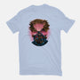 Rage Of The Optic Blast-Womens-Fitted-Tee-glitchygorilla