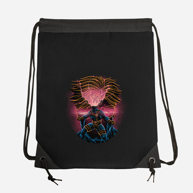 Rage Of The Optic Blast-None-Drawstring-Bag-glitchygorilla