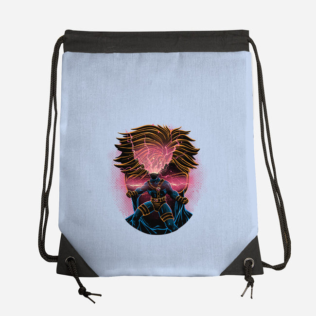 Rage Of The Optic Blast-None-Drawstring-Bag-glitchygorilla