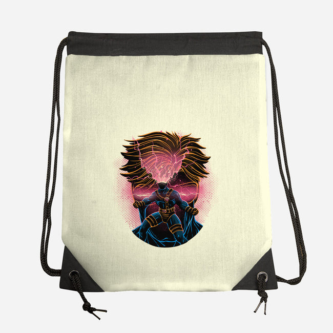 Rage Of The Optic Blast-None-Drawstring-Bag-glitchygorilla