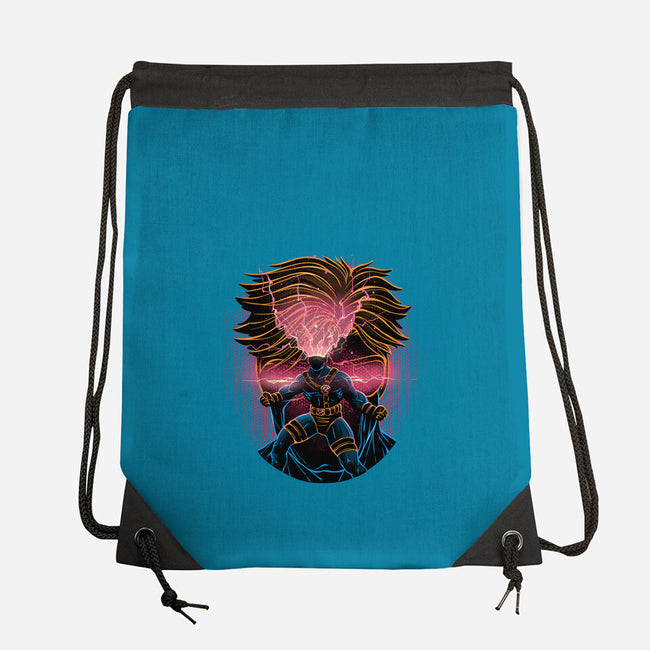 Rage Of The Optic Blast-None-Drawstring-Bag-glitchygorilla
